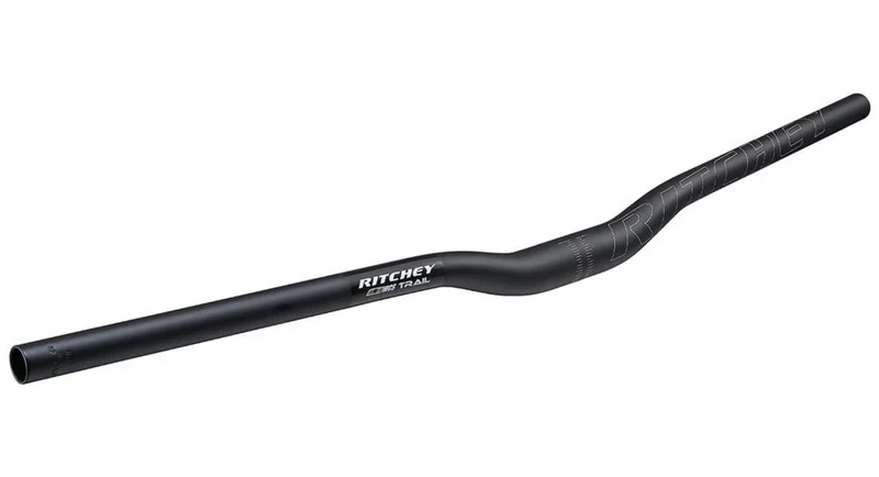 Ritchey WCS Trail Rizer MTB-Lenker 31,8 mm, 800 x 30 mm, 9° Backsweep, 2° Upsweep, Farbe Blatte Black, aus dreifach konifiziertem 7050 Aluminium