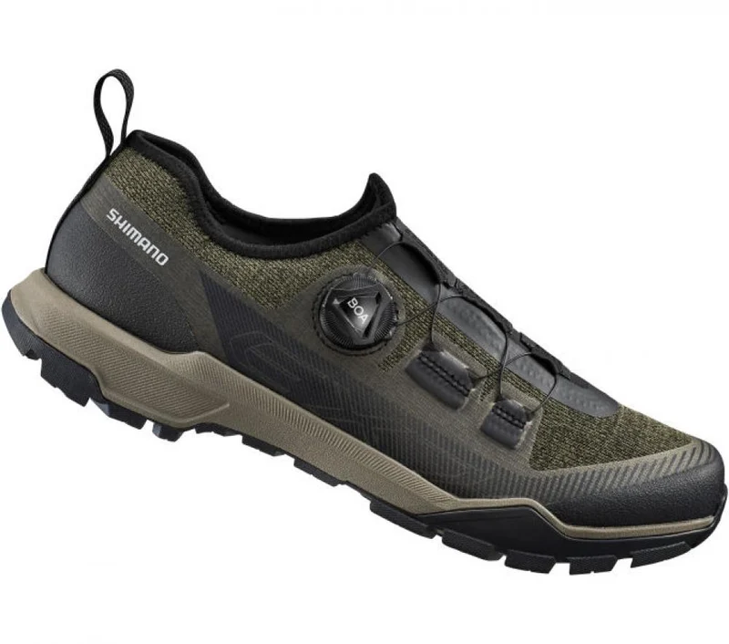 SHIMANO Fahrradschuhe EX700 Herren/Damen Touring SPD, Größe 47, Grün