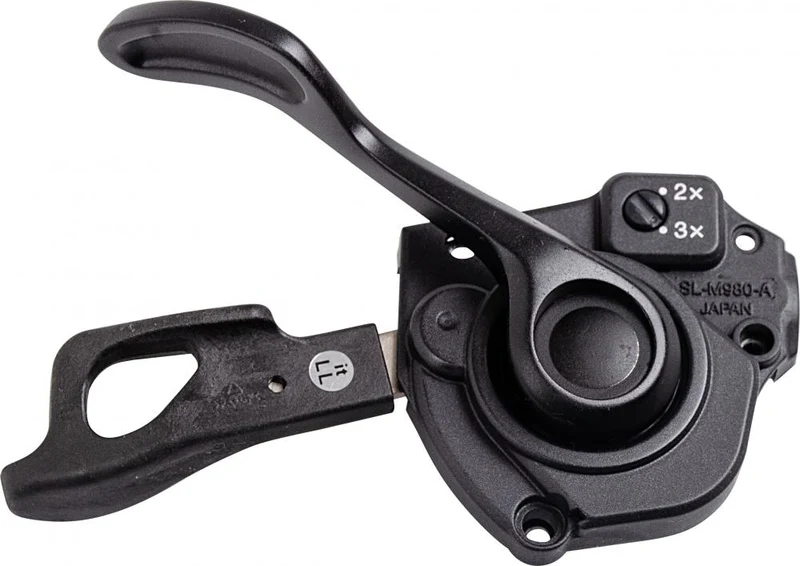 SHIMANO Schalthebel Links SL-M980 I-Spec, ohne Halter - 2/3-fach, präzise Schaltperformance