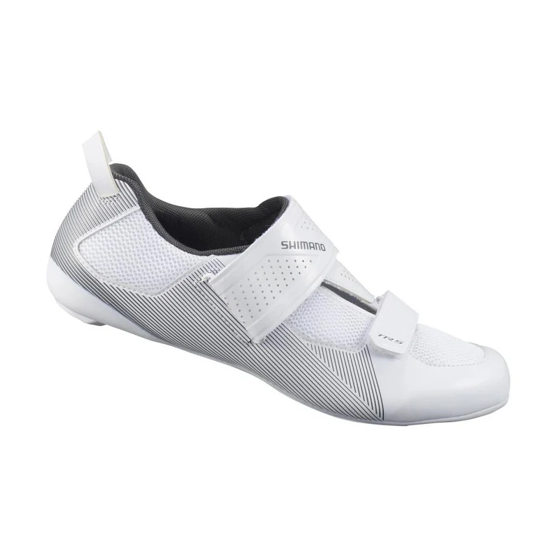 SHIMANO Fahrradschuhe TR501 - Triathlon Road SPD-SL, Größe 46, Weiß