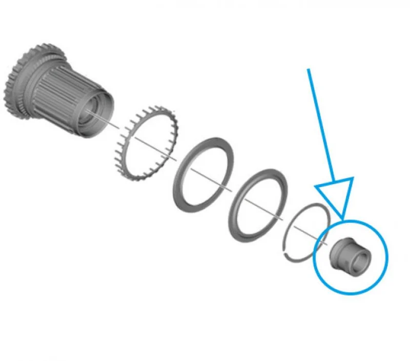 SHIMANO Abdeckkappe für WH-R9270 HR - passend für Dura-Ace Rennrad-Laufräder