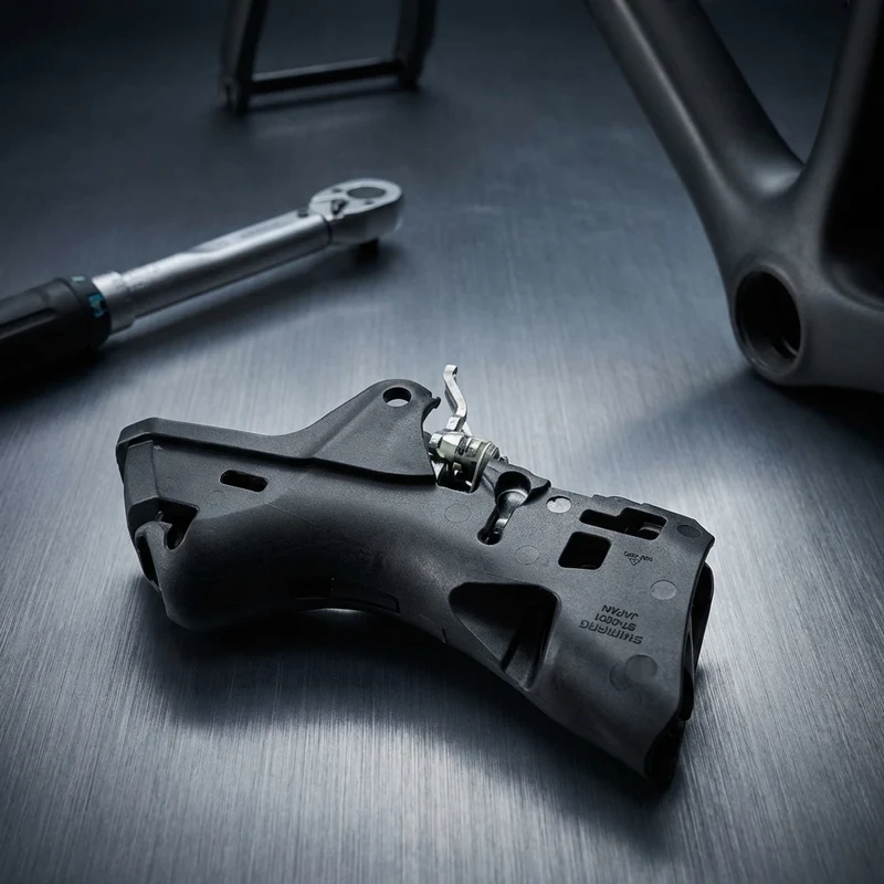 SHIMANO Hebelhalterung Rechts ST-9001 - Road Schalt-/Bremshebel Ersatzteil, ca. 86 g