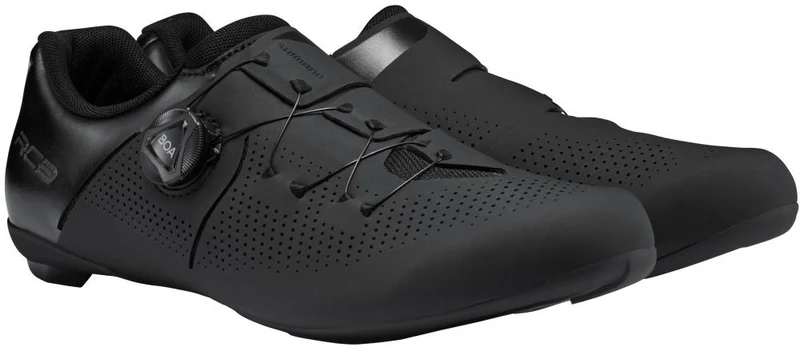 SHIMANO Fahrradschuhe RC302 Herren/Damen Road SPD-SL Größe 42 Fahrradschuhe Schwarz