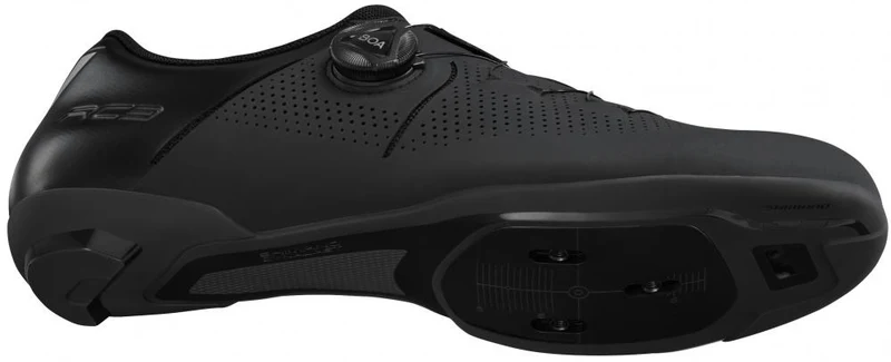 SHIMANO Fahrradschuhe RC302 Herren/Damen Road SPD-SL Größe 42 Fahrradschuhe Schwarz