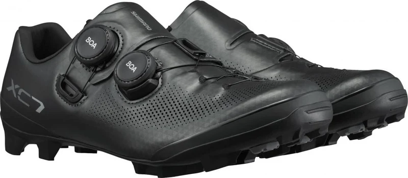 SHIMANO Fahrradschuhe XC703 Herren/Damen MTB SPD Fahrradschuhe Größe 49 Schwarz