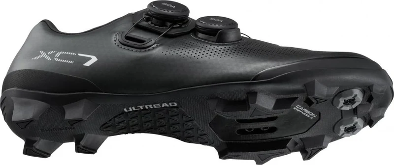 SHIMANO Fahrradschuhe XC703 Herren/Damen MTB SPD Fahrradschuhe Größe 49 Schwarz