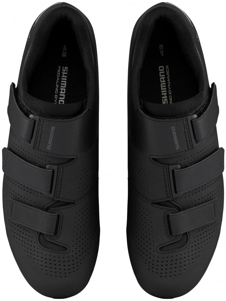 SHIMANO Fahrradschuhe RC102 Herren Damen Road SPD-SL Fahrradschuhe Größe 42 Schwarz