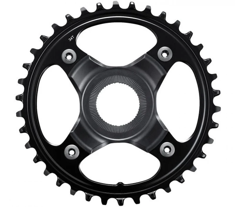 SHIMANO Kettenblatt E8000 SM-CRE80 34Z ohne KSR - Effizienter Antrieb für E-MTB und E-Trekking