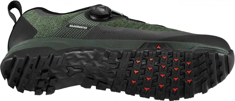 SHIMANO Fahrradschuhe ET701 MTB Flatpedal Herren/Damen 47 Grün