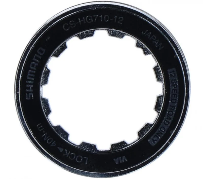 SHIMANO Verschlussring mit Unterlegscheibe CS-HG710-12 Verschlussring - 710-12
