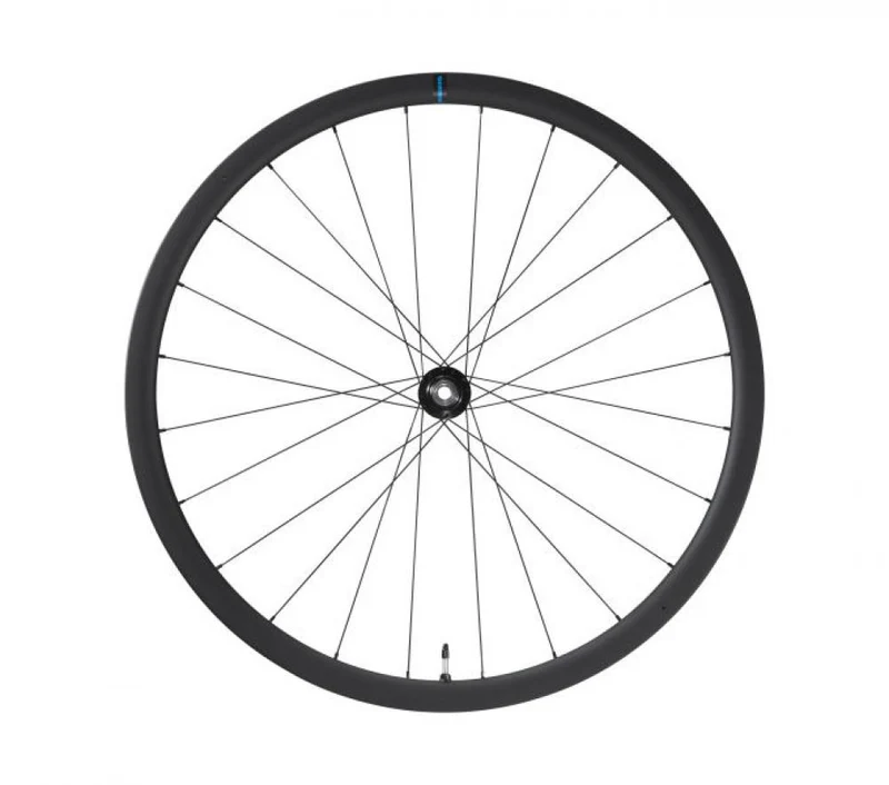 SHIMANO Vorderrad WH-RS710 C32 TL Laufrad - für Rennrad-Scheibenbremsen 28" 24 Loch Center-Lock 100x12 mm
