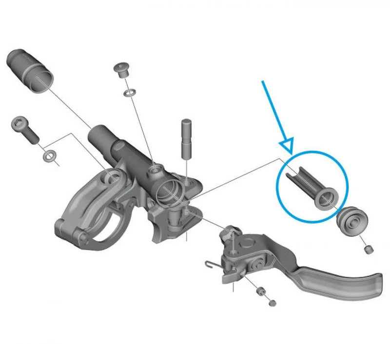 SHIMANO Bremshebel-Membran Y1XK9801T - hydraulische Scheibenbremse