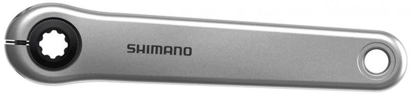 SHIMANO Kurbelarmset FC-EN500 170 mm Silber - robuste E-Bike-Kurbel für EP8/EP6