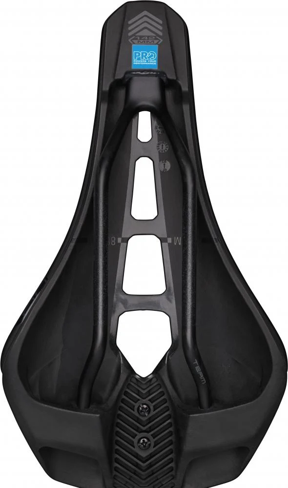 PRO Fahrradsattel Stealth Curved Team 152 Schwarz - aerodynamischer Rennradsattel