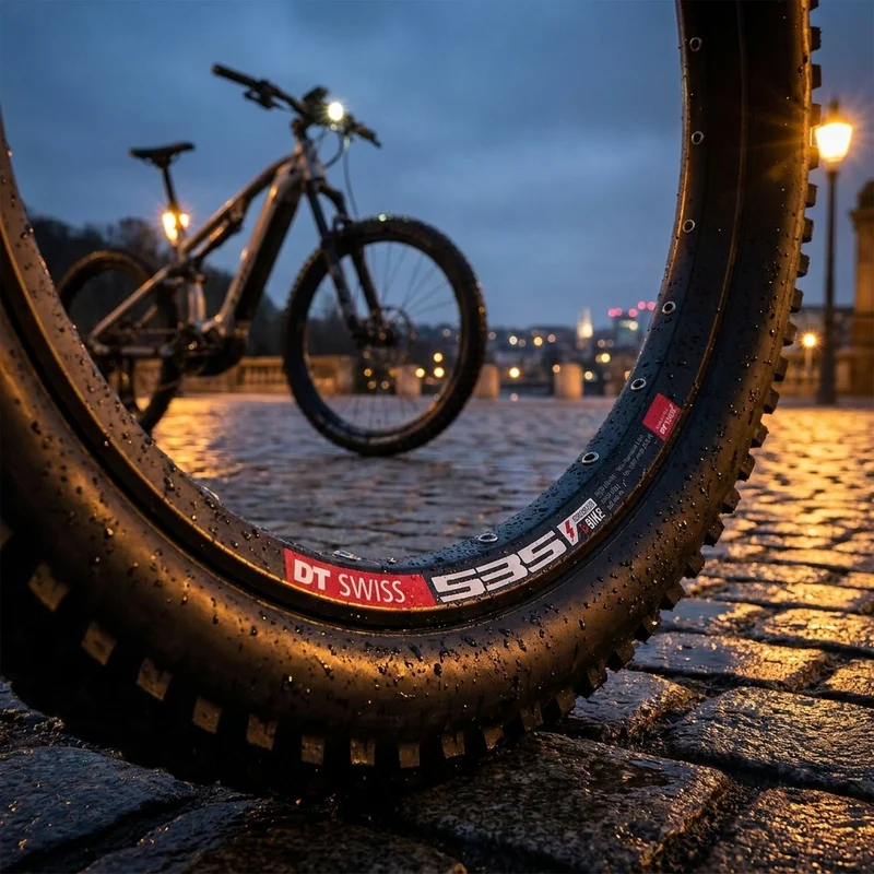DT Swiss Felge 535 26" 32 Loch Schwarz - extrastabile E-Bike-Felge für hohe Belastung