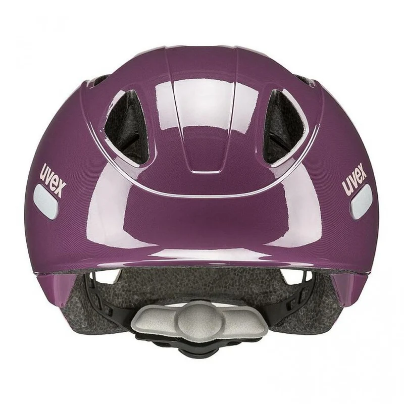 uvex oyo Kinder-Fahrradhelm plum - dust rose 50-54 Zentimeter - xTRA Shield, KID PROtect, IAS-System, EN 1078