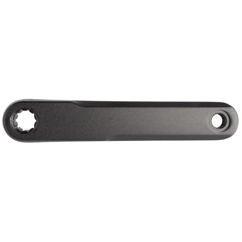 M-Wave E-Bike Kurbel links Alu ISIS 175 mm - schwarz, 0 mm Offset, für ISIS-Tretlager