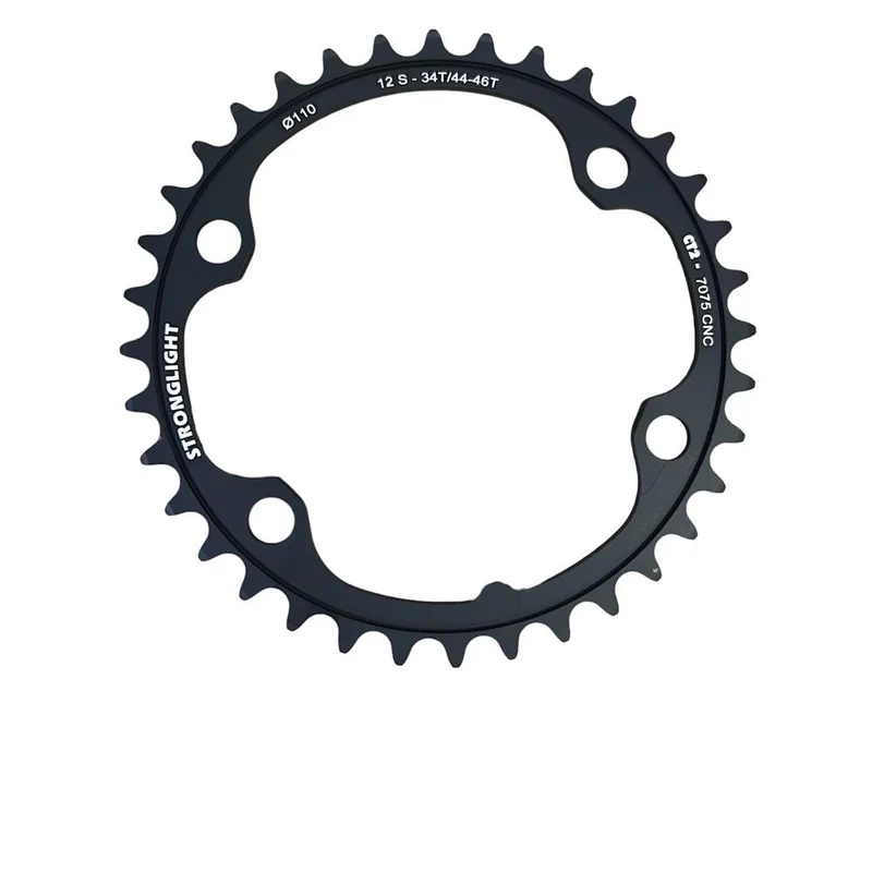 Stronglight Kettenblatt 34 Zähne Ø110mm für Shimano FC-R8100/7100 12-fach Schwarz