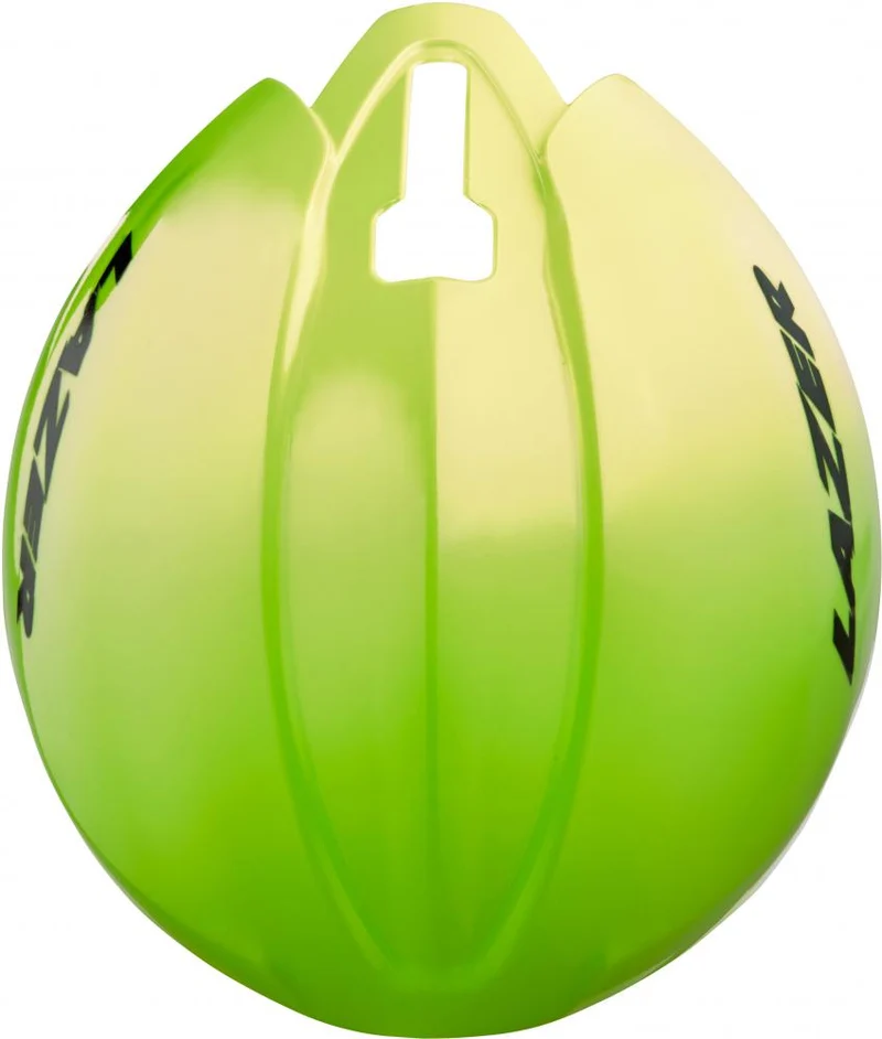 LAZER AEROSHELL GENESIS YELLOWREFL L YELLOW - aerodynamische Helmschale mit Wetterschutz