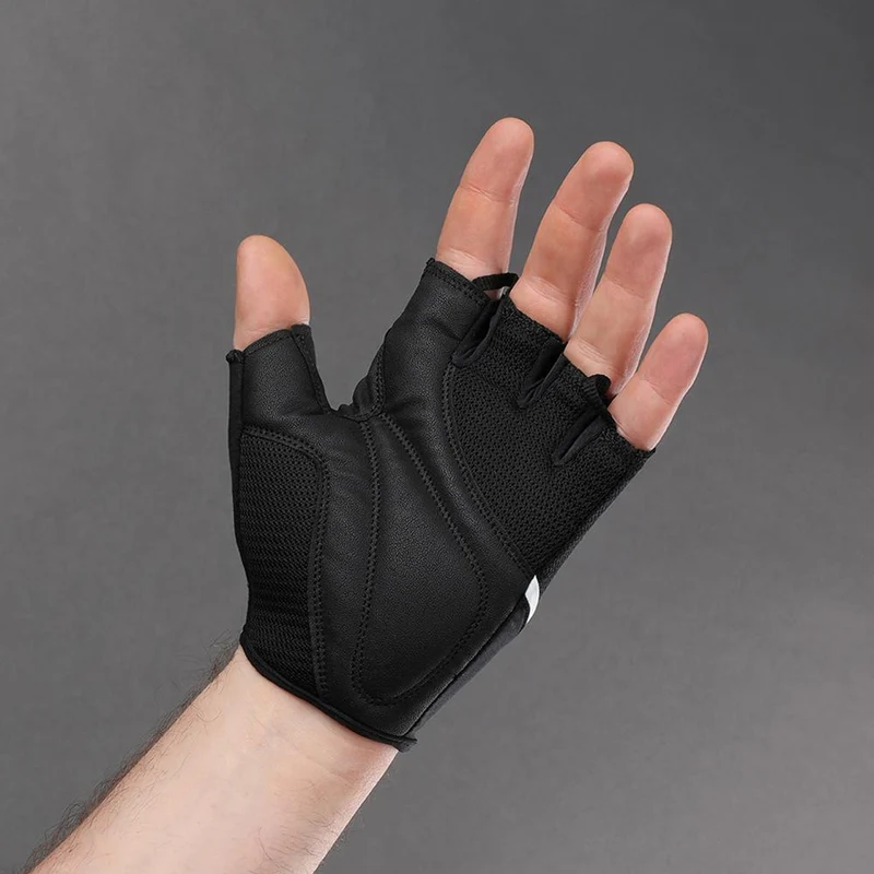 CHIBA Sport - Radhandschuhe kurzfinger, schwarz, Größe M, atmungsaktiv