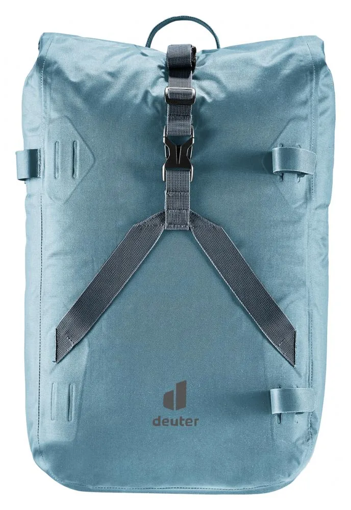Deuter Amager 25+5 Fahrradrucksack 25 Liter Blau - Wasserdicht und Ergonomisch