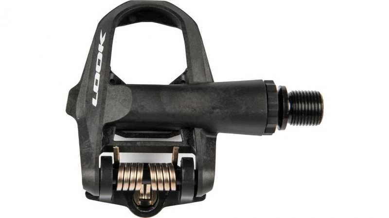 LOOK Kéo 2 Max Rennrad Klickpedal schwarz - 500 mm² Edelstahlfläche, Chromoly+ Oversize­Achse, Verstellbare Auslösehärte 8-12 Nm