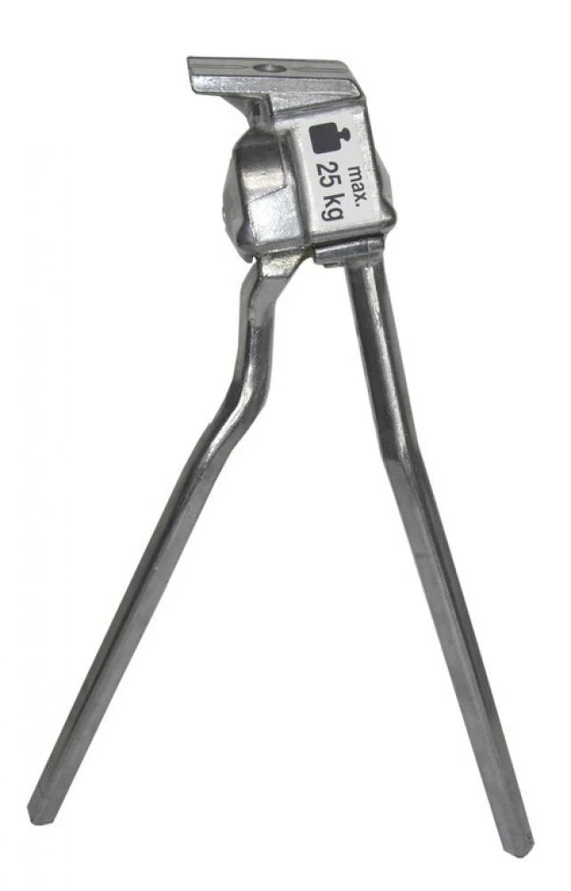 Esge Zweibeinständer Alu silber S - Standard 290mm