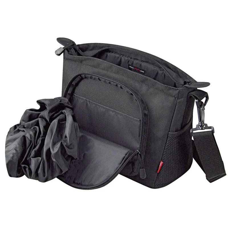 KLICKfix Lenkertasche Allegra schwarz Größe 22x14x33cm 5l mit Klickfix-Adapter