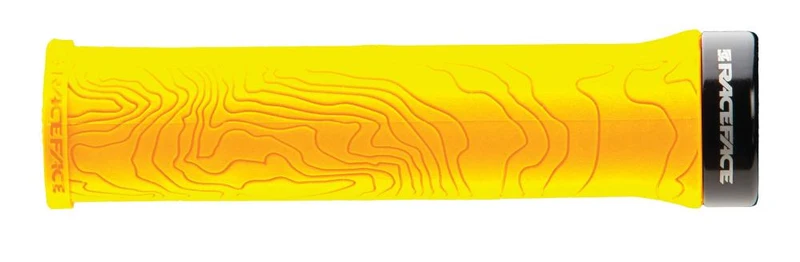 Race Face Half Nelson Single Clamp Lock-On Griff 29 mm gelb - maximaler Grip bei geringem Gewicht
