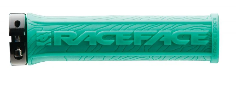 Race Face Half Nelson Single Clamp Lock-On Griff 29 mm türkis - maximaler Grip bei Minimalgewicht