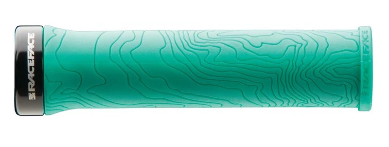 Race Face Half Nelson Single Clamp Lock-On Griff 29 mm türkis - maximaler Grip bei Minimalgewicht