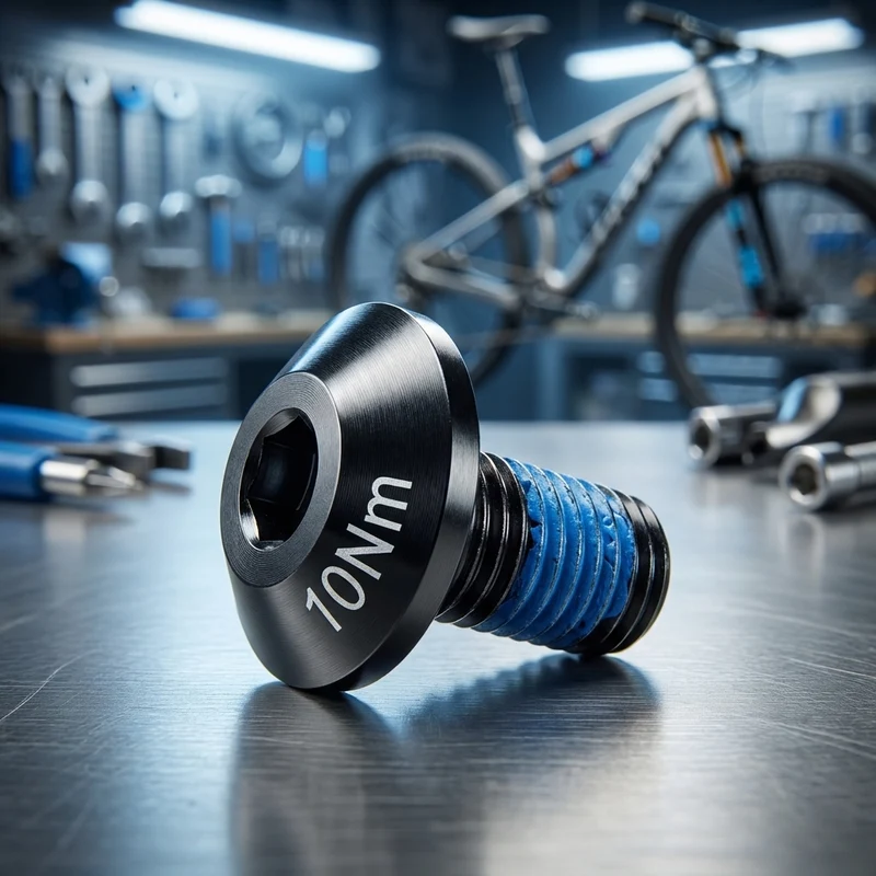Schraube E-Bike für Pulleywheel Aluminium, sw, f.Kettenumlenkrolle