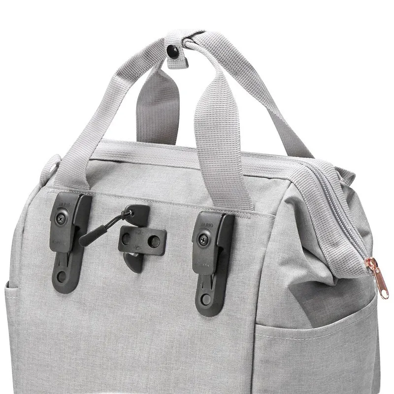 KLICKfix Gepäckträgertasche ROOMY GT twist sky rose Größe 17x25x40cm 12l