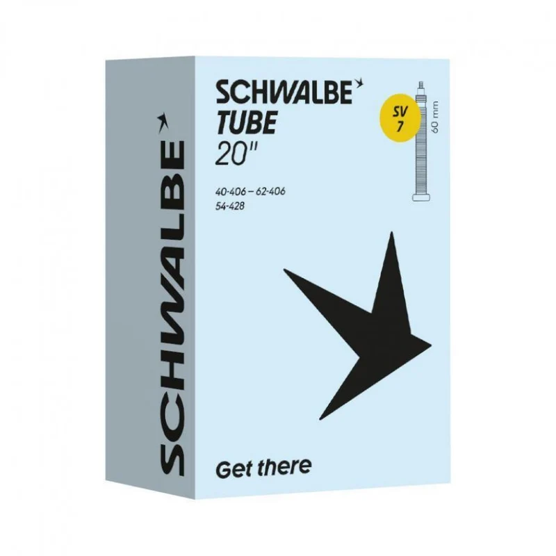 Schwalbe Schlauch Nr. 7 20 Zoll - SV 60 mm, 40/62-406