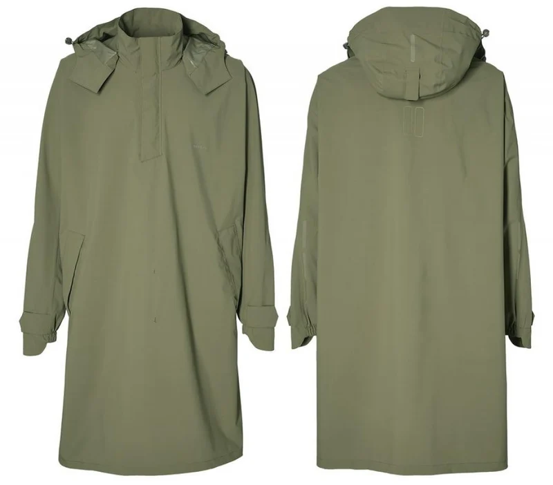 Basil Fahrrad Regenponcho Mosse olive green XL XXL unisex