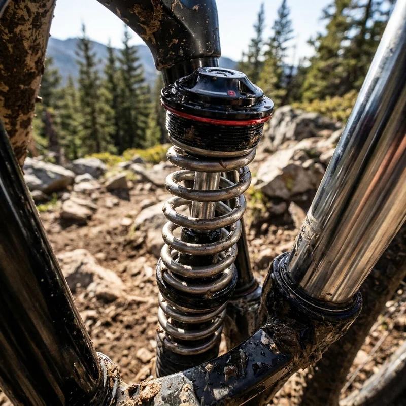 RockShox Federgabel DualPos.CoilAssy 35Silver DPC 11.4018.103.013 medium(rot)27.5/29 160mm