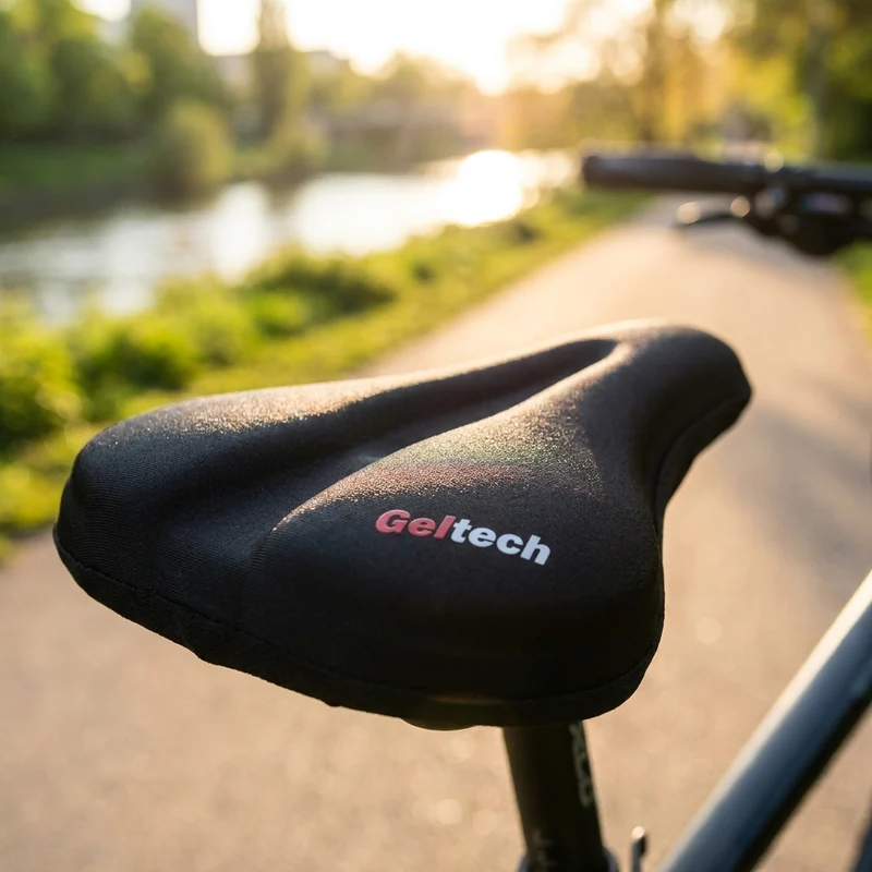 XLC Sattelüberzug Touren/City XL SC-G02 schwarz, 244-269x254-279mm, Geltech Ergo