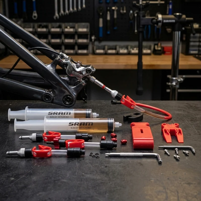 Scheibenbremsen Entlüftungs-Kit SRAM Standard V2 ohne DOT5.1 Flüssigkeit