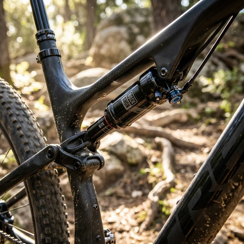 Rockshox HR-Dämpfer Eyelet Sidluxe Ano 3P Remote Out Trunnion mit Controls