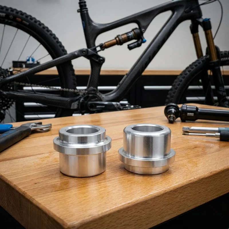 SR-Suntour Alubuchsen Paar für Dämpferauge 12,7mm Bohrung 8mm für 32mm Aufbaustärke