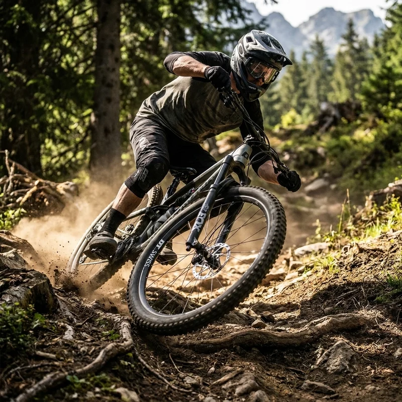 DT Swiss Laufrad E 1900 SPLINE 27,5" 584x30 mm schwarz - robustes Enduro-Vorderrad