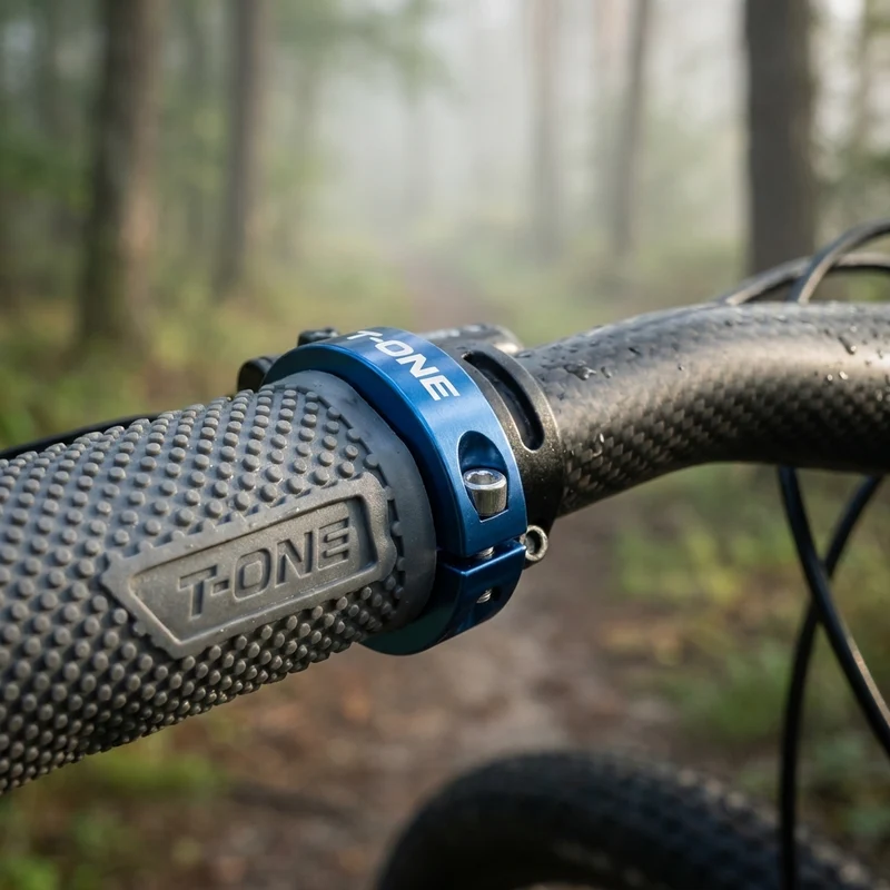 T-One Griffe DOT grau / blau, 1x Schraubensicherung