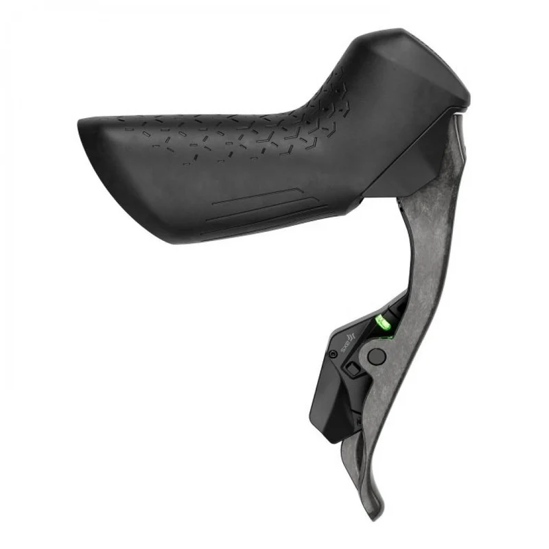 SRAM Scheibenbremse Scheibenbremse "Rival AXS E1"nHydraulisch - mit Schalthebel für Flat Mount schwarznBremshebel Carbon Schalthebel Kunststoff Edelstahl Kleinteile kabellos mit Airea Funkstandard programmierbar über die AXS App mit Griffweiteneinstellung