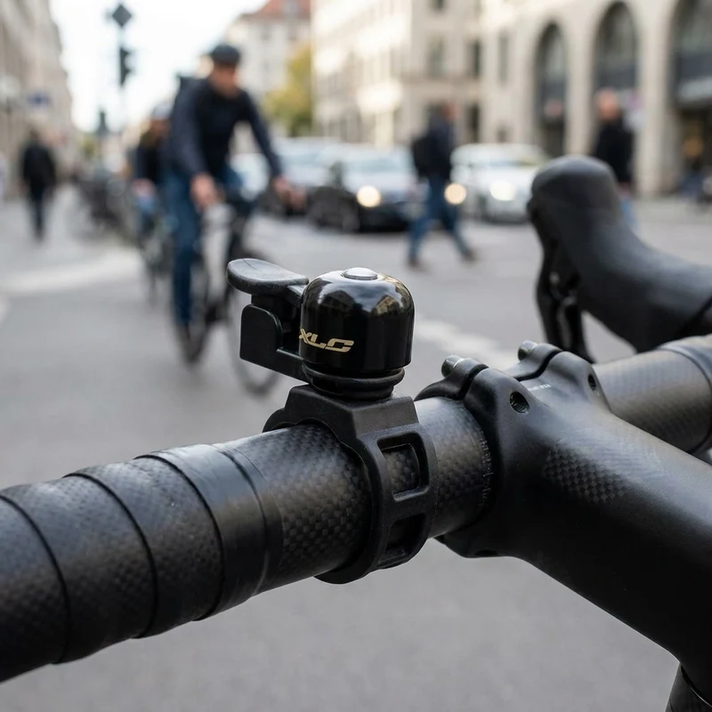 XLC Miniklingel DD-M18 schwarz Ø21mm universal Befestigung