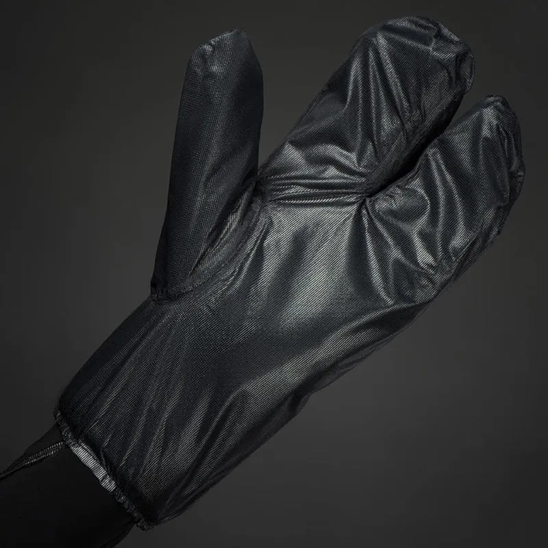 CHIBA Rain Shield Superlight - Lobster-Überzugshandschuh, XS, schwarz, wind- & wasserabweisend