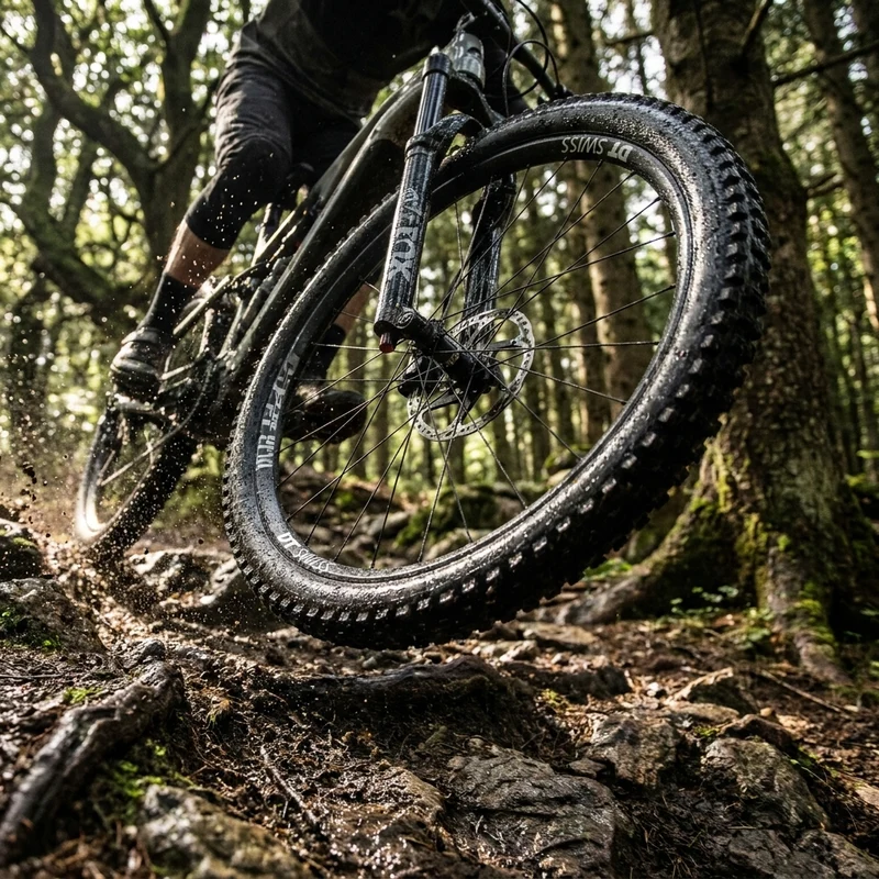 DT Swiss Laufrad E 1900 SPLINE 27,5" 584x30 mm schwarz - robustes Enduro-Vorderrad