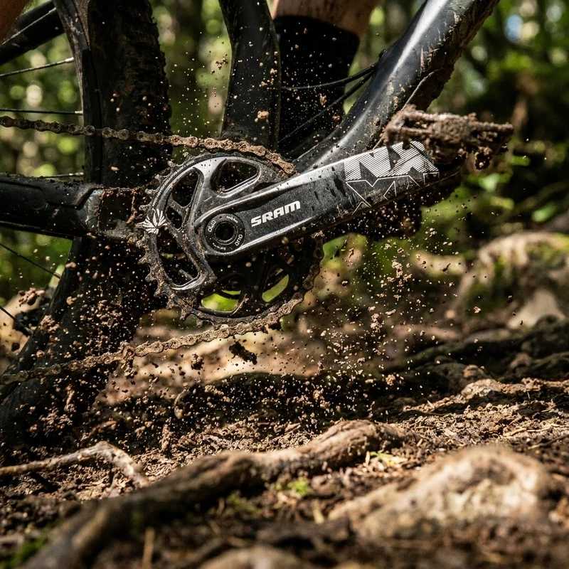 SRAM NX Eagle DUB Kurbelgarnitur Boost 175mm 32T - robuste 1x12 MTB-Performance