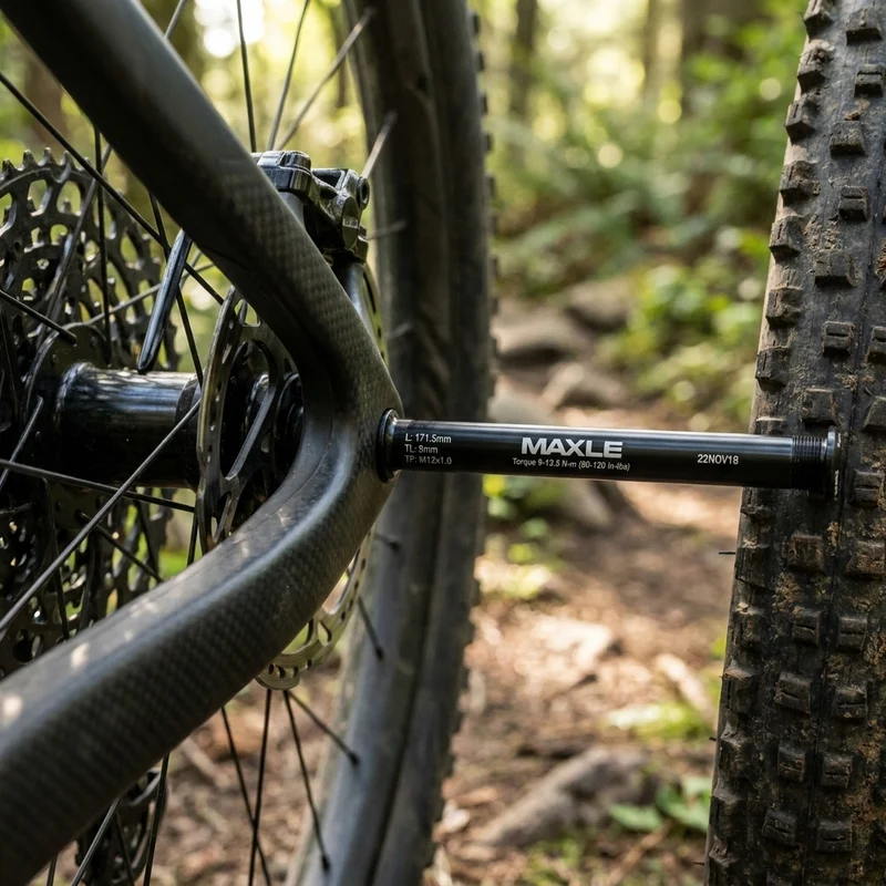 RockShox Rear Maxle Stealth 12x148 mm 171,5 mm - leichte, steife Hinterrad-Steckachse