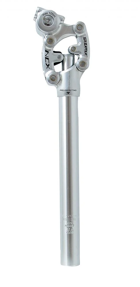 SR-Suntour Federsattelstütze SP12 NCX Ø27,2mm L350mm silber mittel