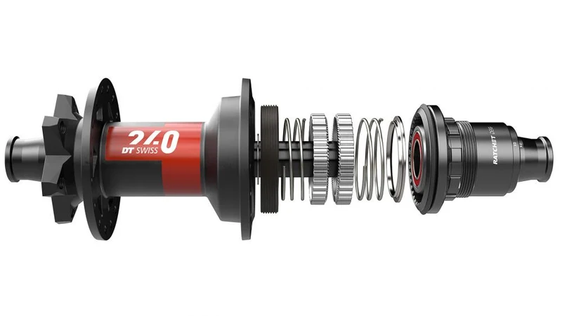 DT Swiss Nabe MTB HR 240 DEG Classic 32 Loch Schwarz - maximale Kraftübertragung